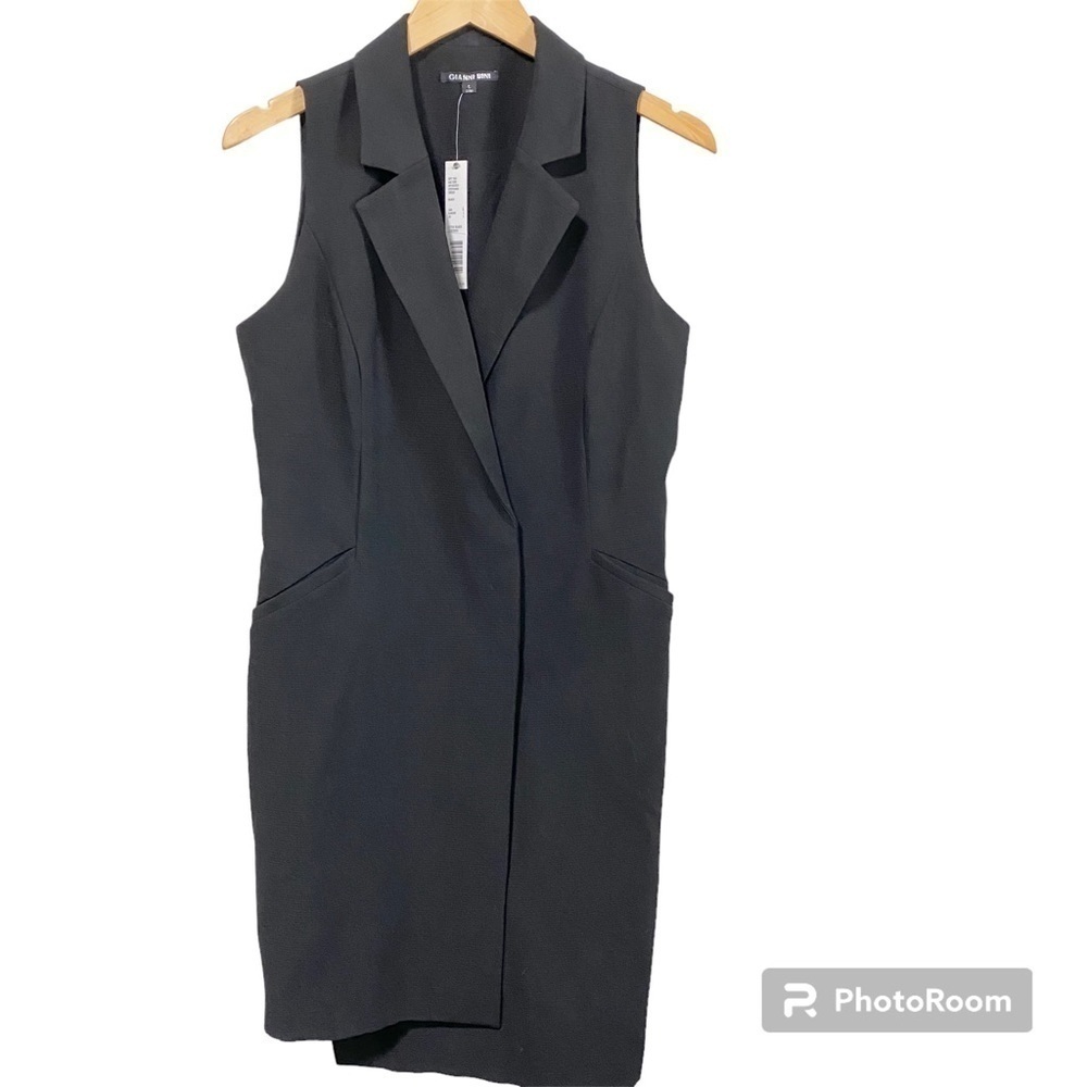 Gianni Bini Stephanie black dress sleeveless NWT size large